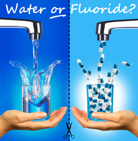 picture of fluoride pills added to drinking water