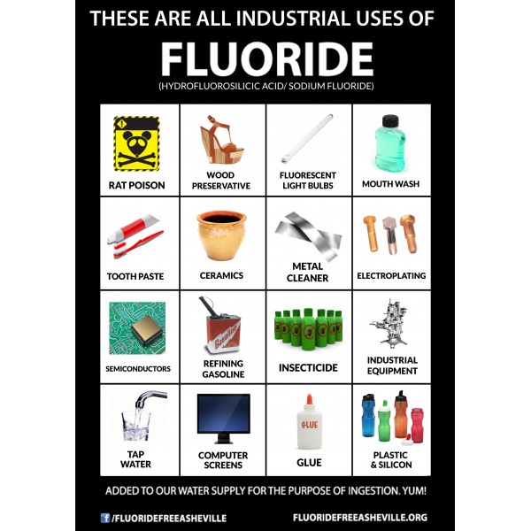fluoride is added to industrial products not related to health